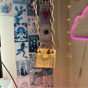 Gold Plant Power Necklace